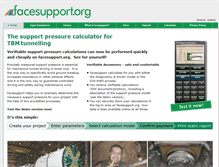 Tablet Screenshot of facesupport.org